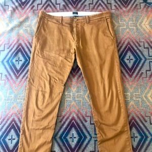 Mens J Crew Brown Pants